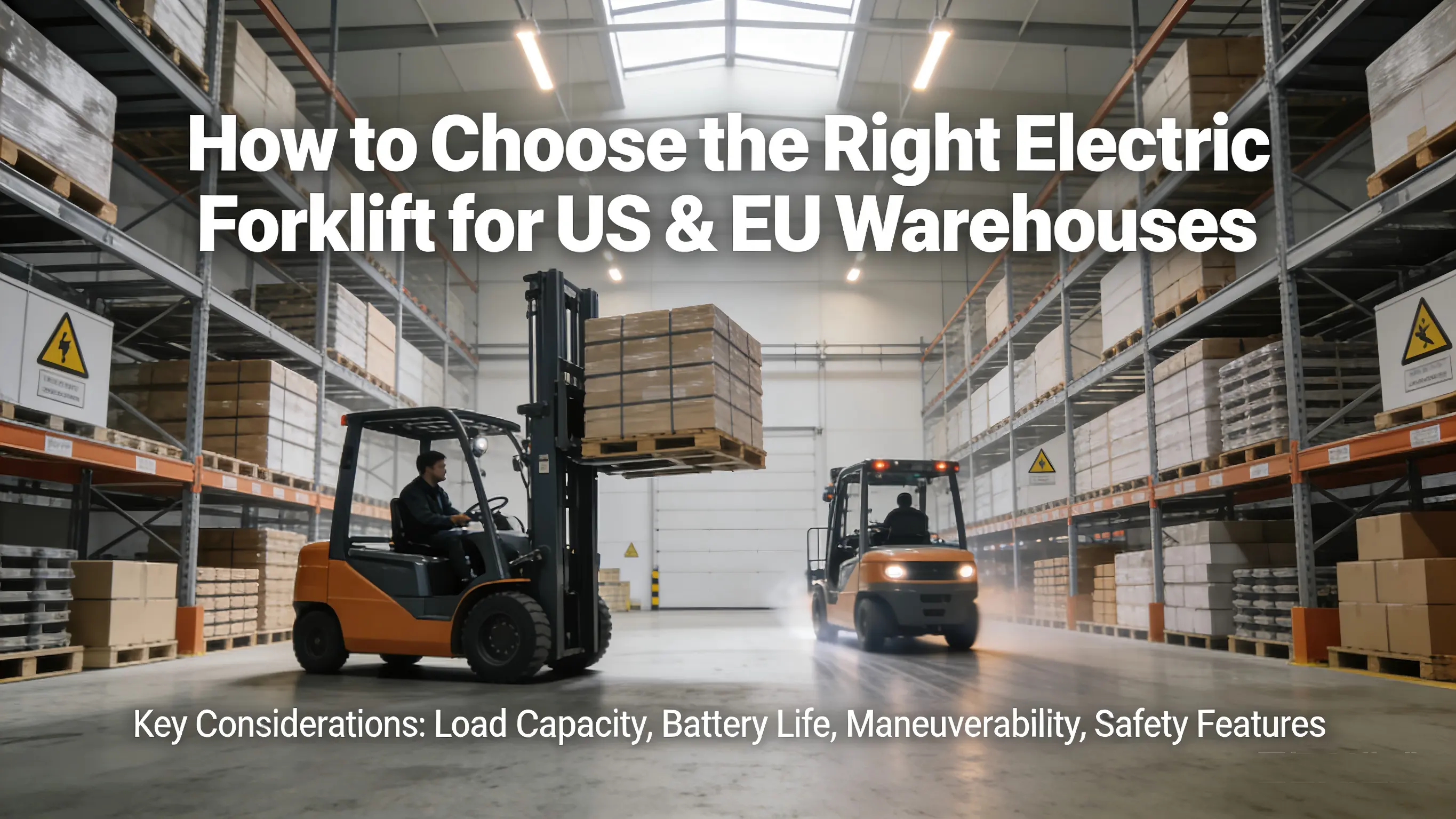 How to Choose the Right Electric Forklift for US & EU Warehouses