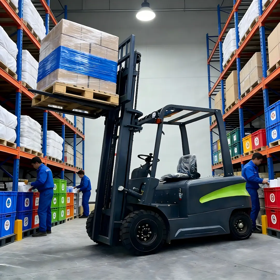 1.5 ton forklift truck CPD-1.5 for farm and agricultural work
