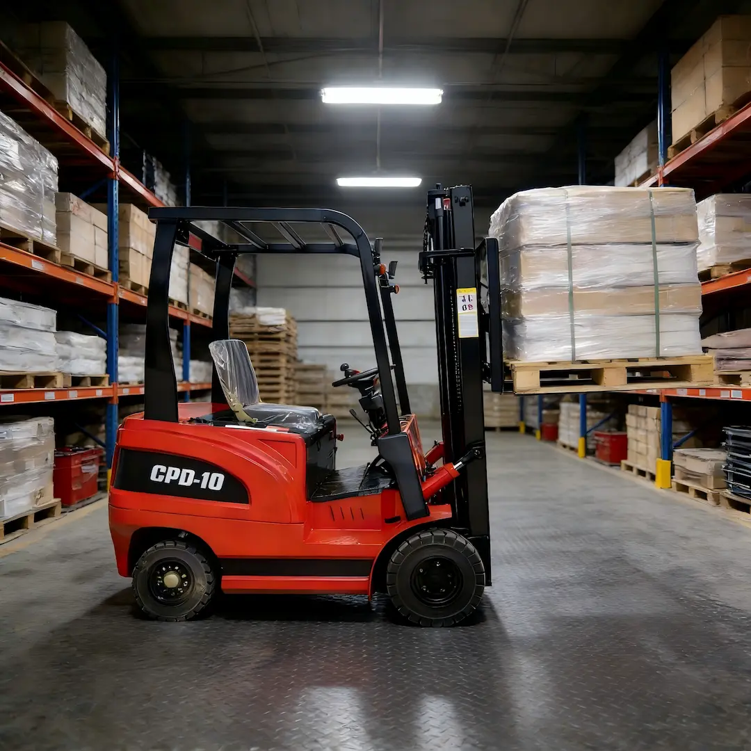 1 ton forklift truck CPD-1T for job site operations