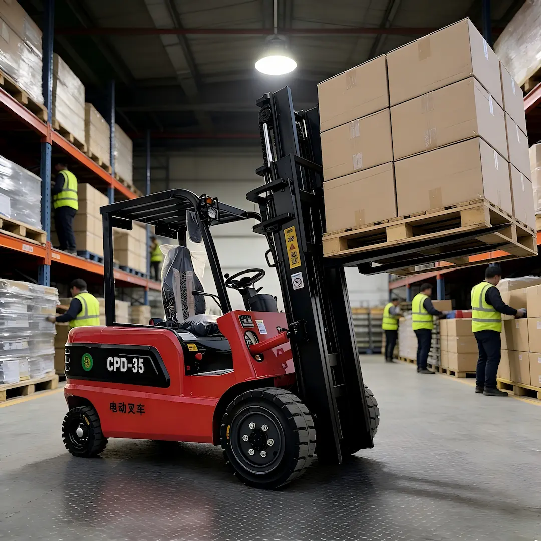 3.5 ton forklift truck CPD-35 for farm and agricultural work