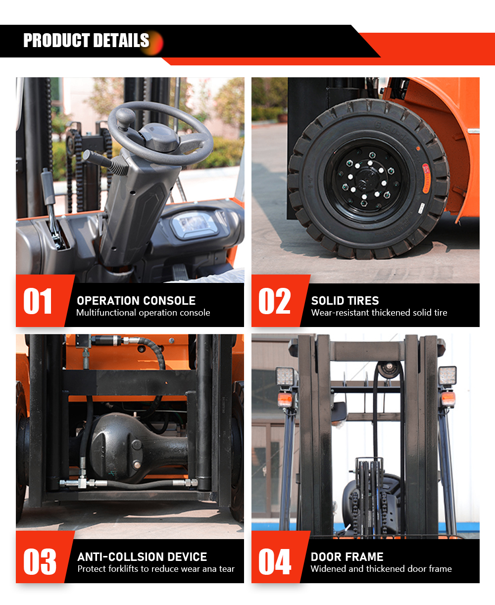 Heavy-Duty 3T Forklift for Industrial Applications