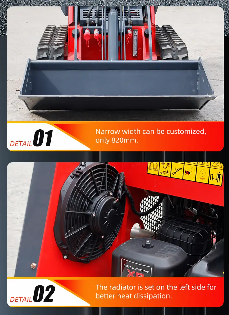 Compact Ride-On Skid Steer for Tight Work Areas
